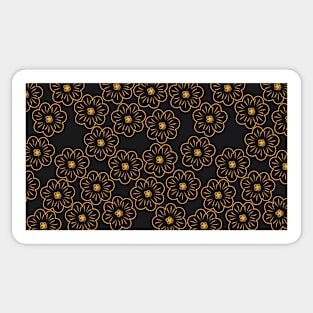 sunflower Pattern Sticker